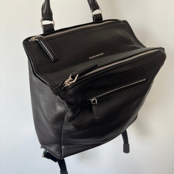 Givenchy Pandora Backpack Black Leather - Picture 1 of 13